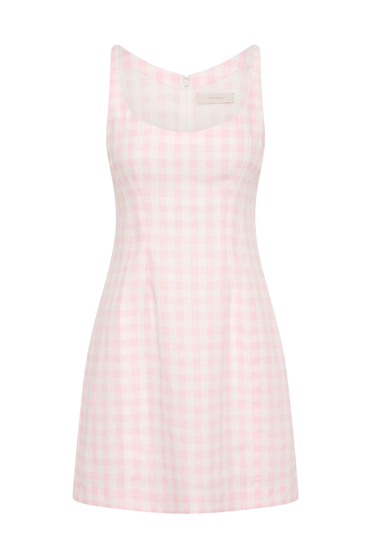Sanne Mini Dress Gingham Palazzo