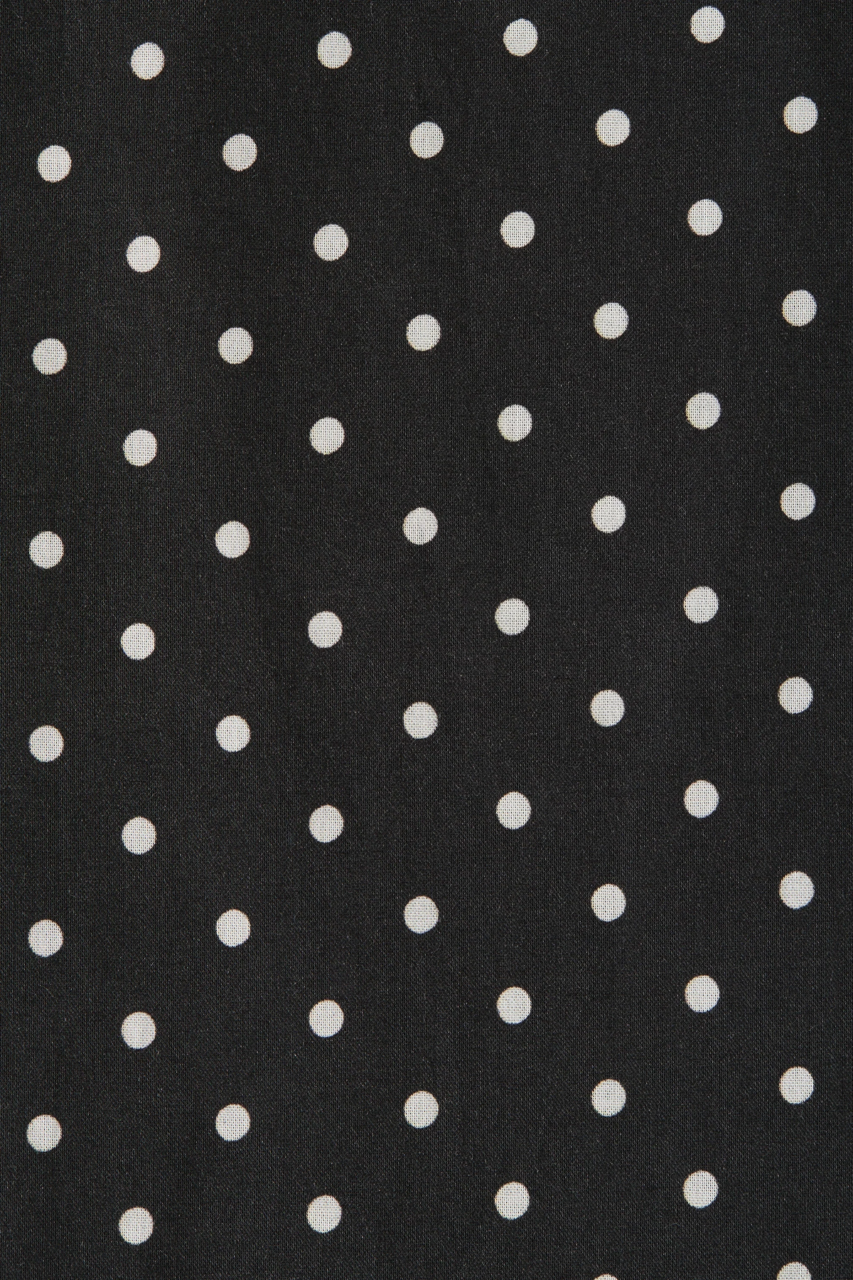 La Cala Midi Dress Lola Polka Dot Black Cream