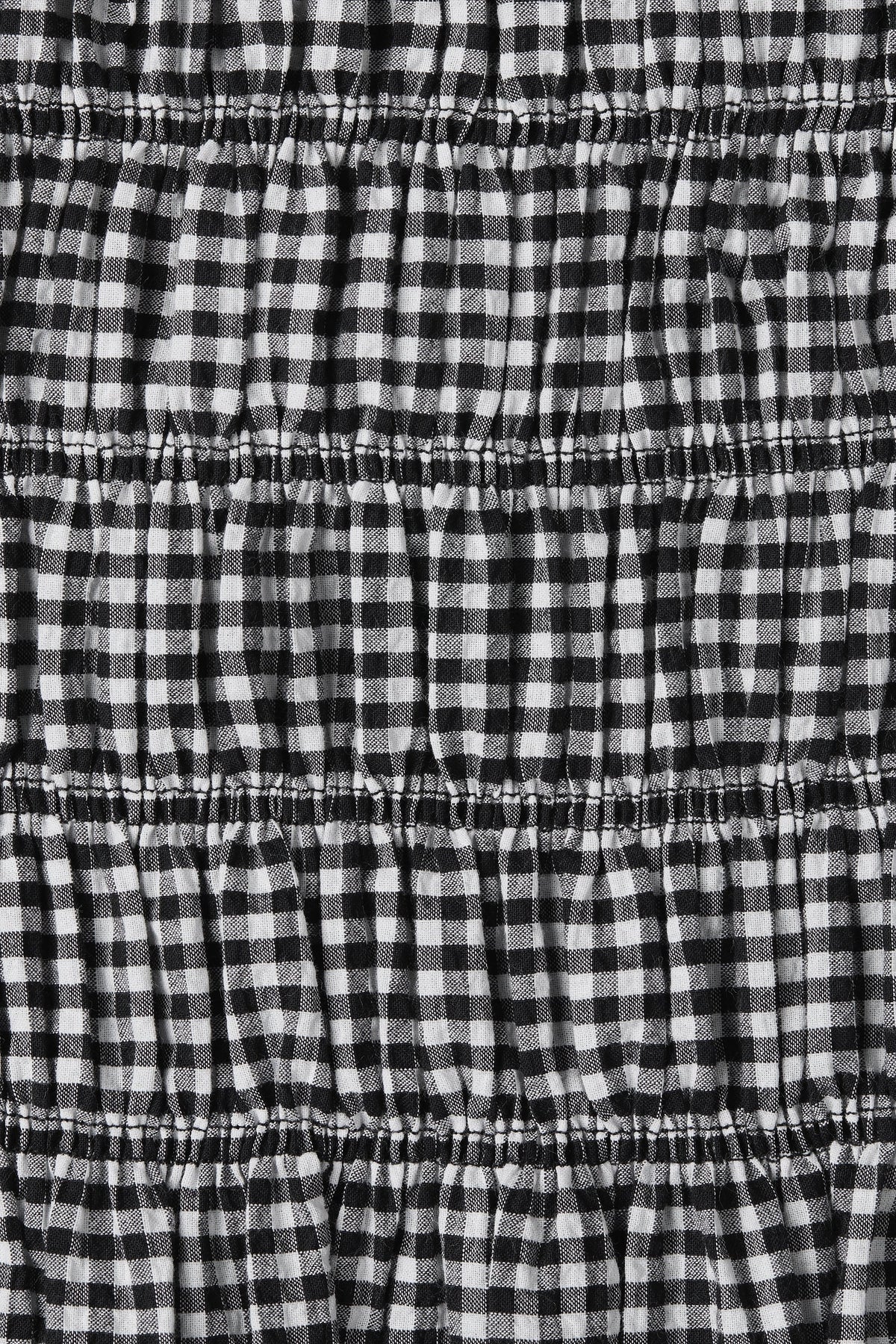 Carina Maxi Dress Cantinho Gingham Black