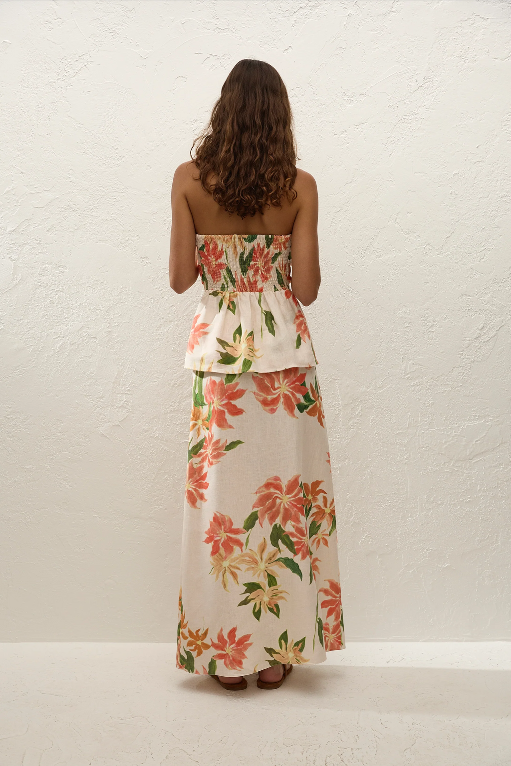 Martina Maxi Skirt Jardines Floral - Final Sale