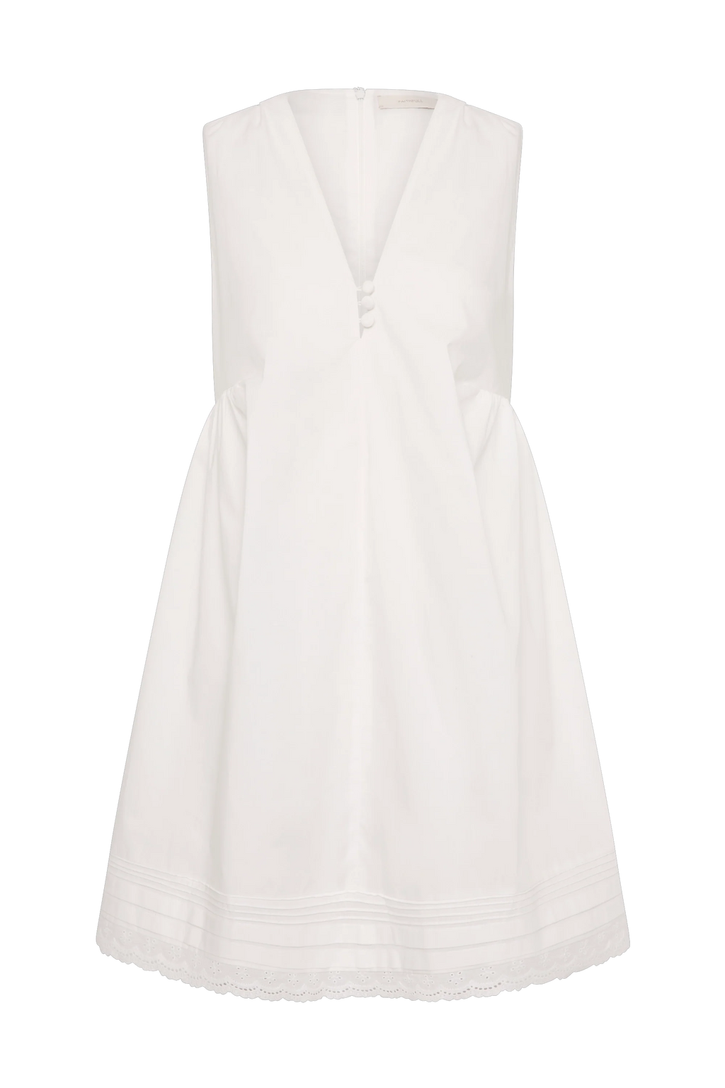 Dion Mini Dress Fiore Lace White