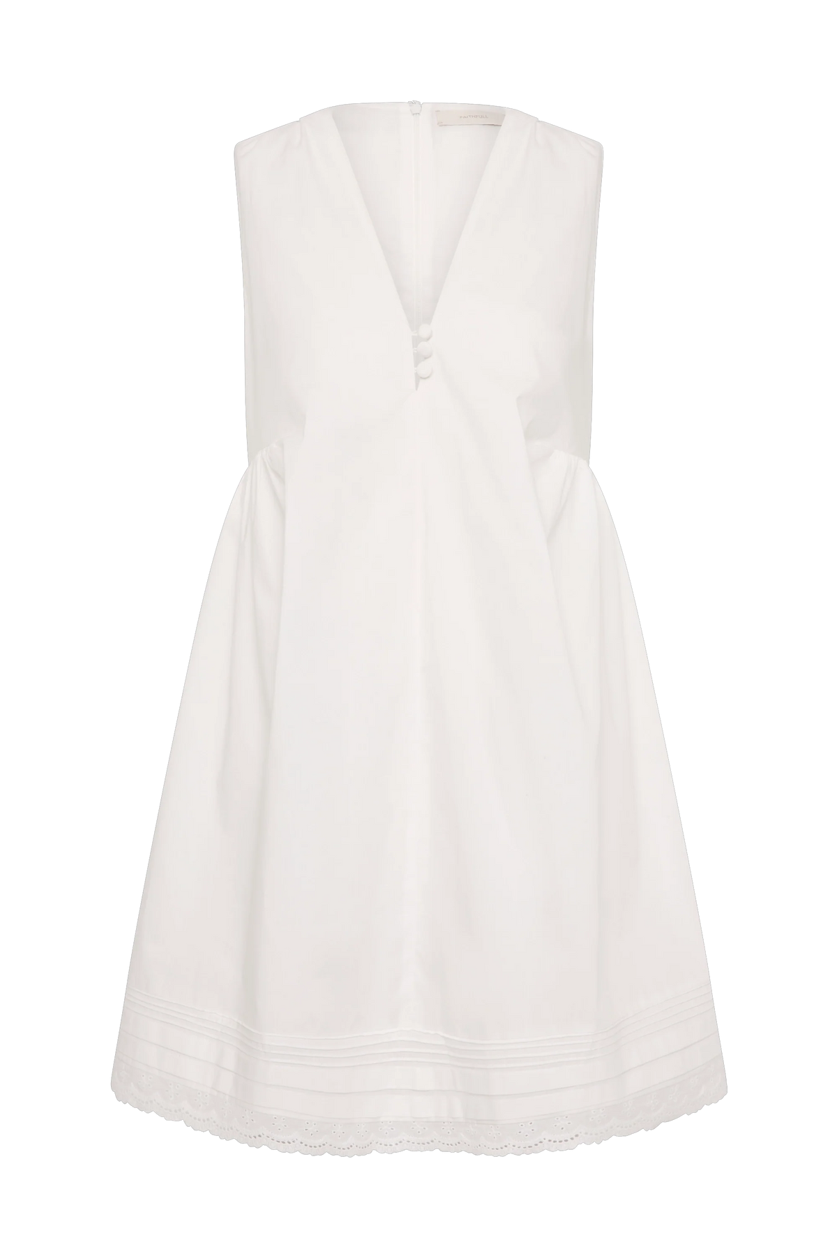 Dion Mini Dress Fiore Lace White