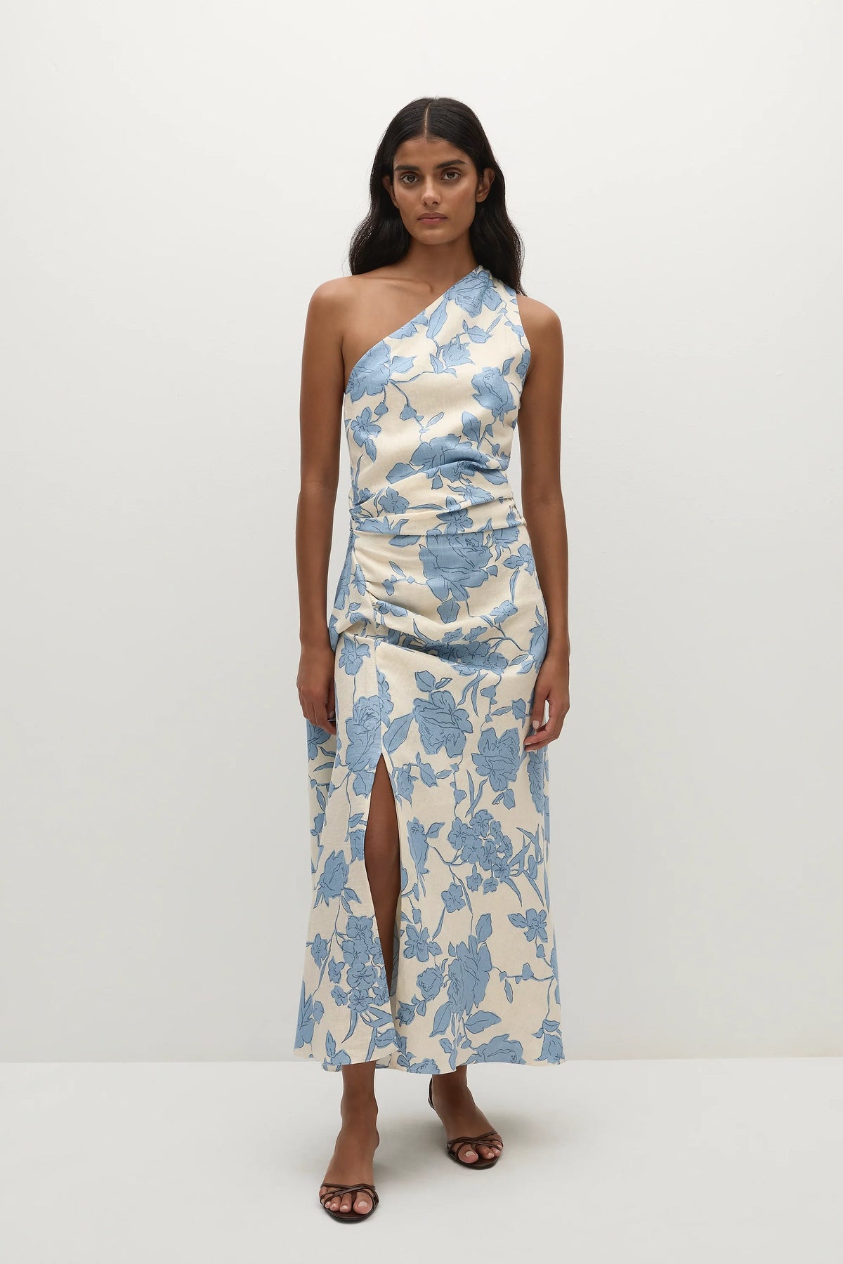 Euna Midi Dress Oline Floral - Final Sale