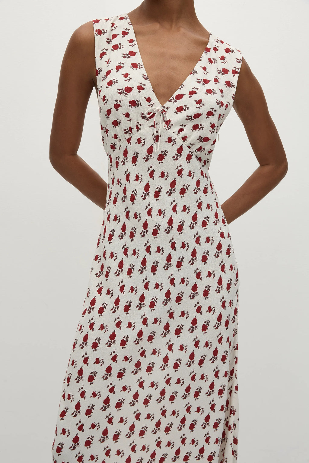 Josephine Maxi Dress Hazy Rose Deep Red - Final Sale