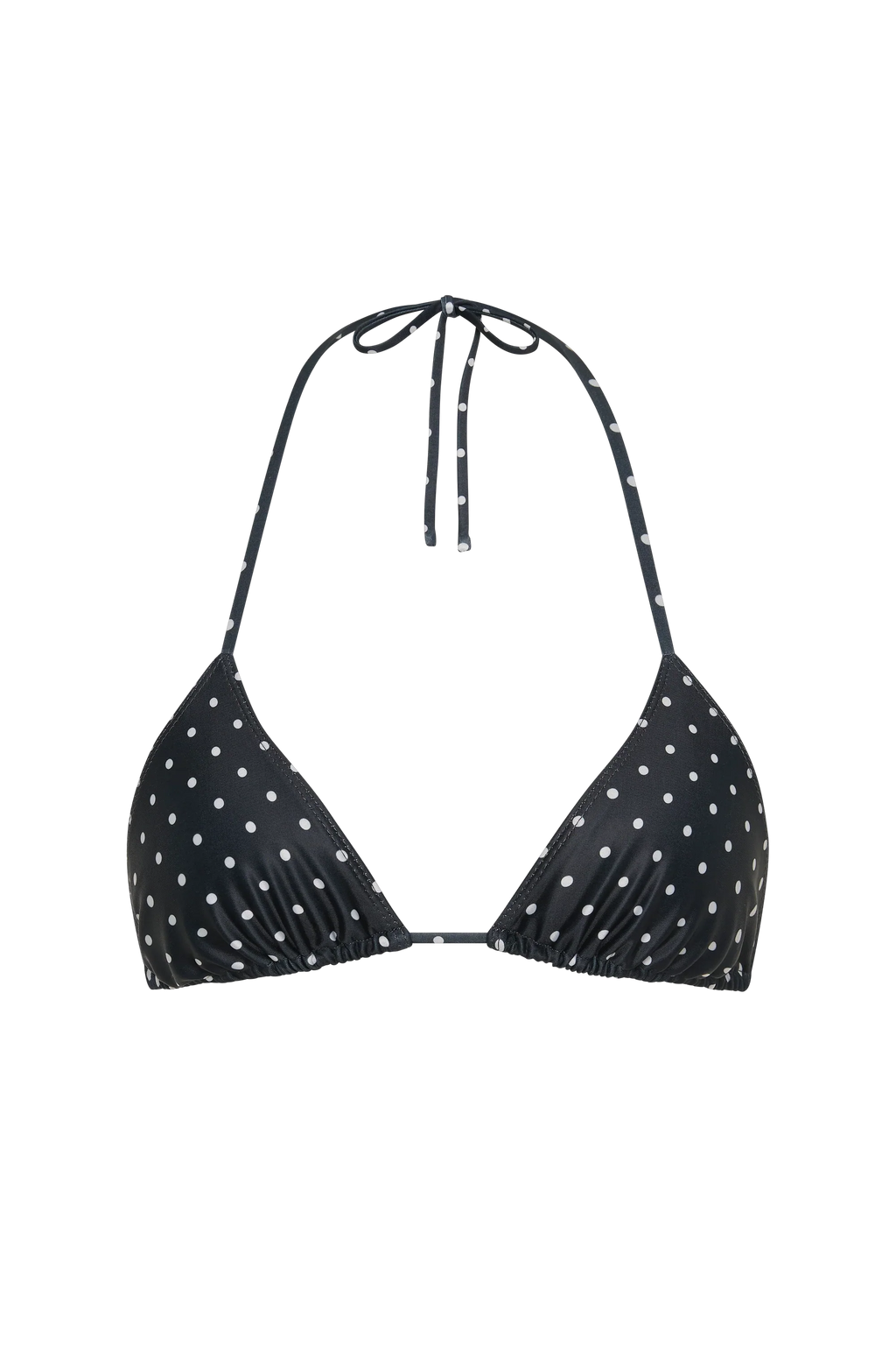 Sete Bikini Top Lola Polka Dot Black Cream
