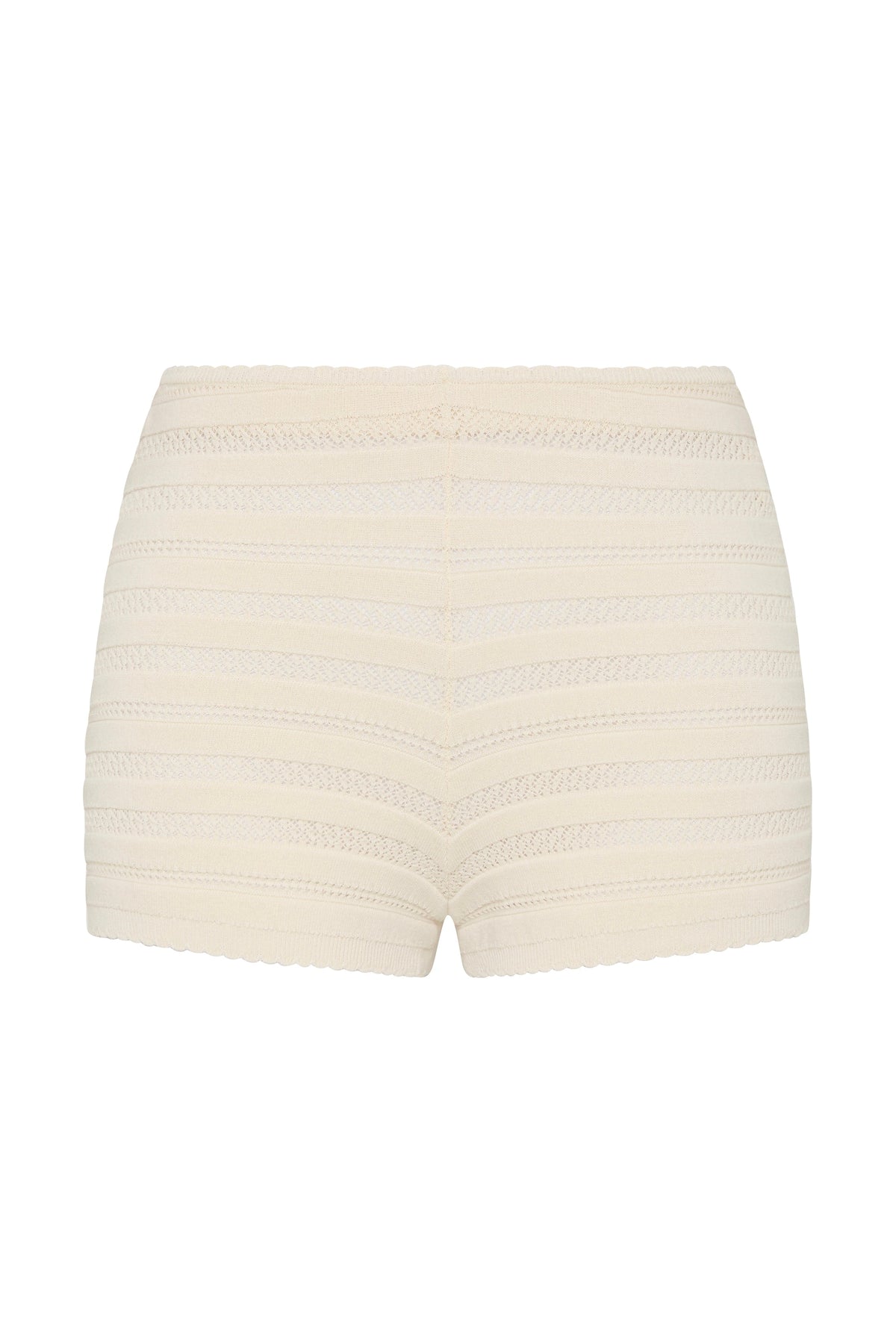 Duma Mini Shorts Ida Pointelle Vintage White