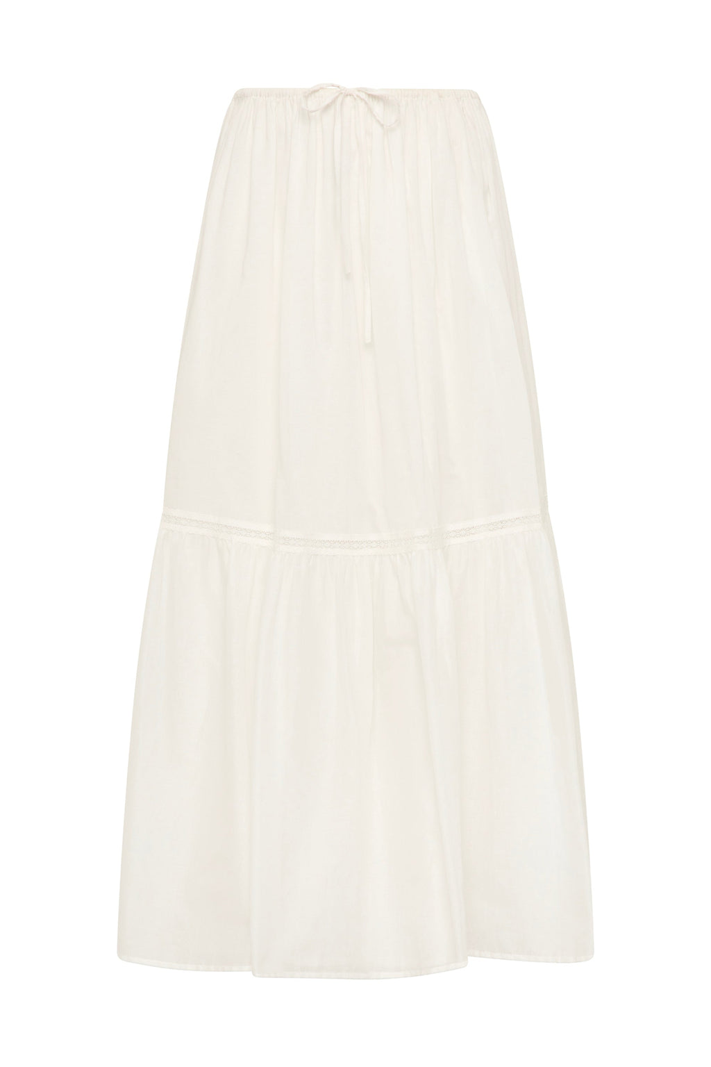 Venta Midi Skirt White - Final Sale
