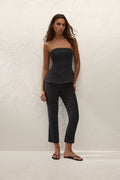 Iria Capri Pant Lola Polka Dot Black Cream