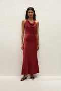 Izaro Maxi Dress Porto Red