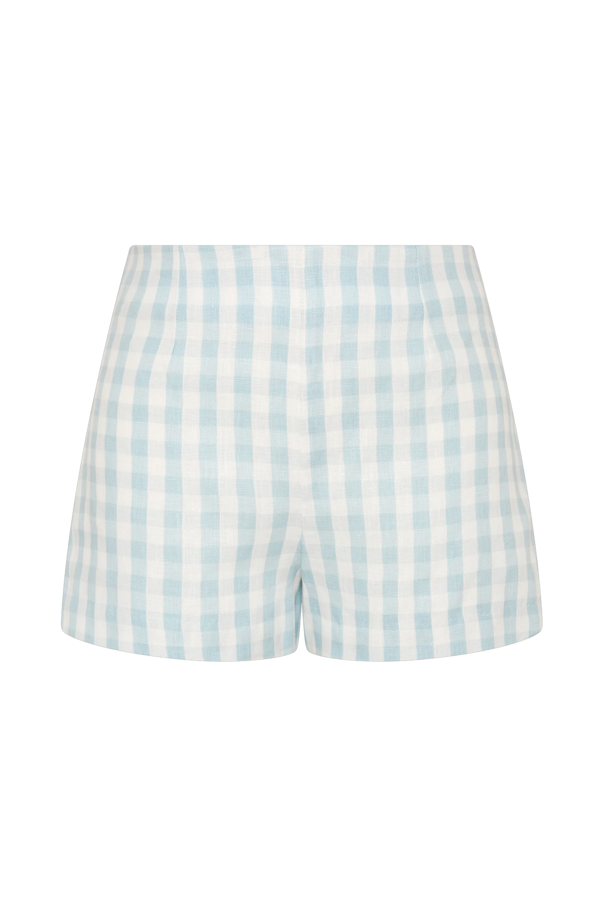 Lila Mini Short Gingham Sky Blue