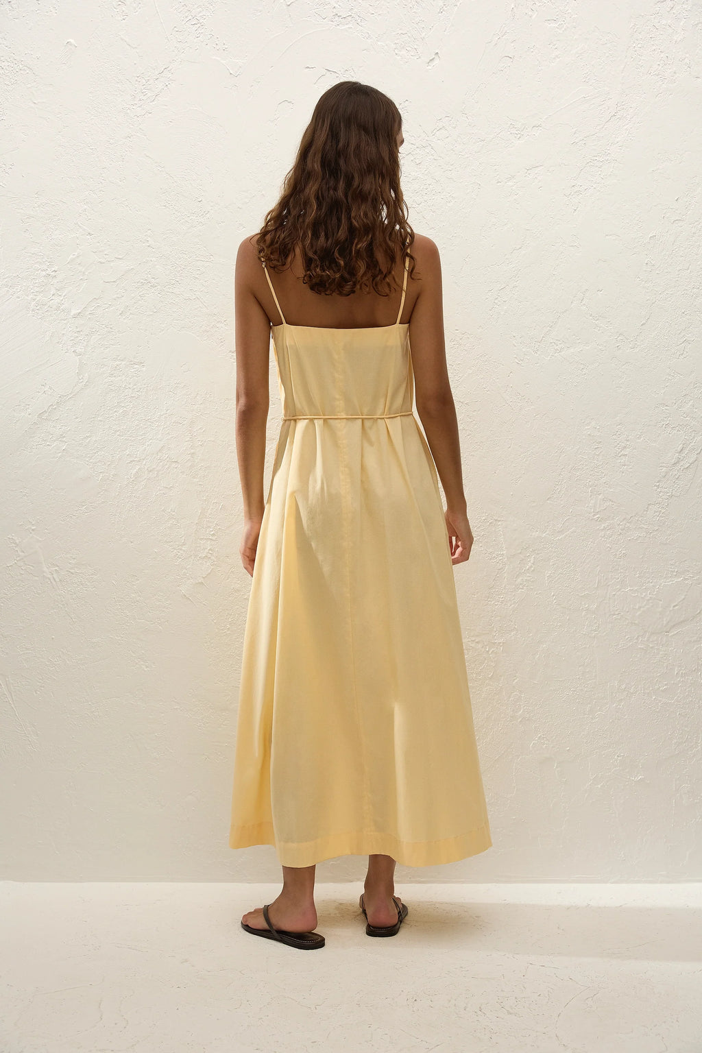 Lopez Midi Dress Banana - Final Sale