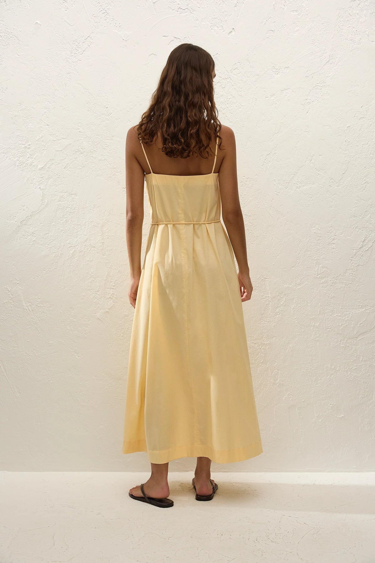 Lopez Midi Dress Banana - Final Sale