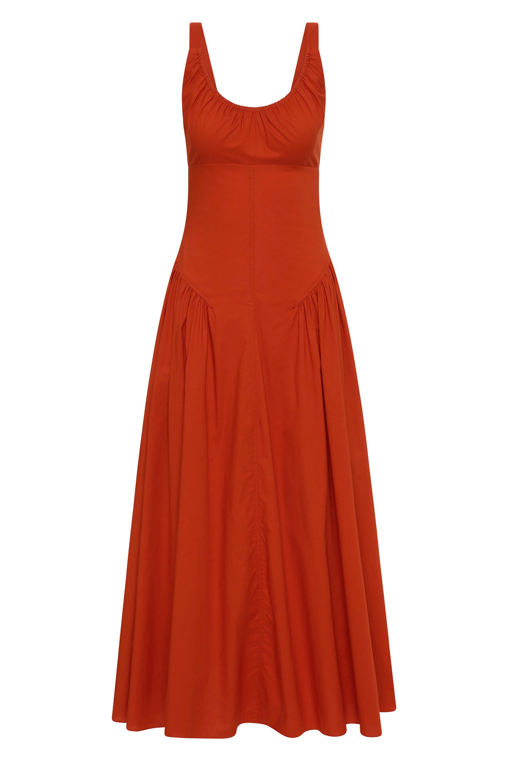 Olas Midi Dress Dusty Tomato - Final Sale