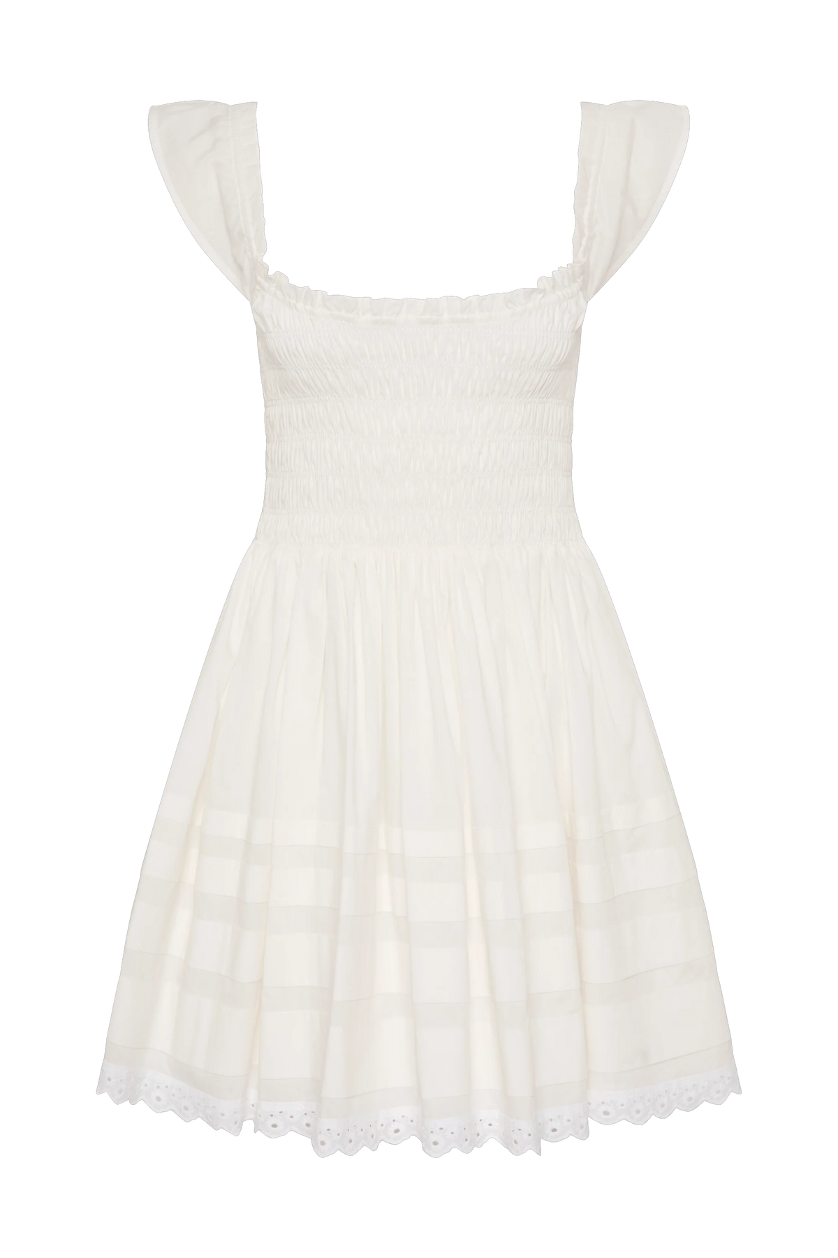 Maja Mini Dress White - Final Sale