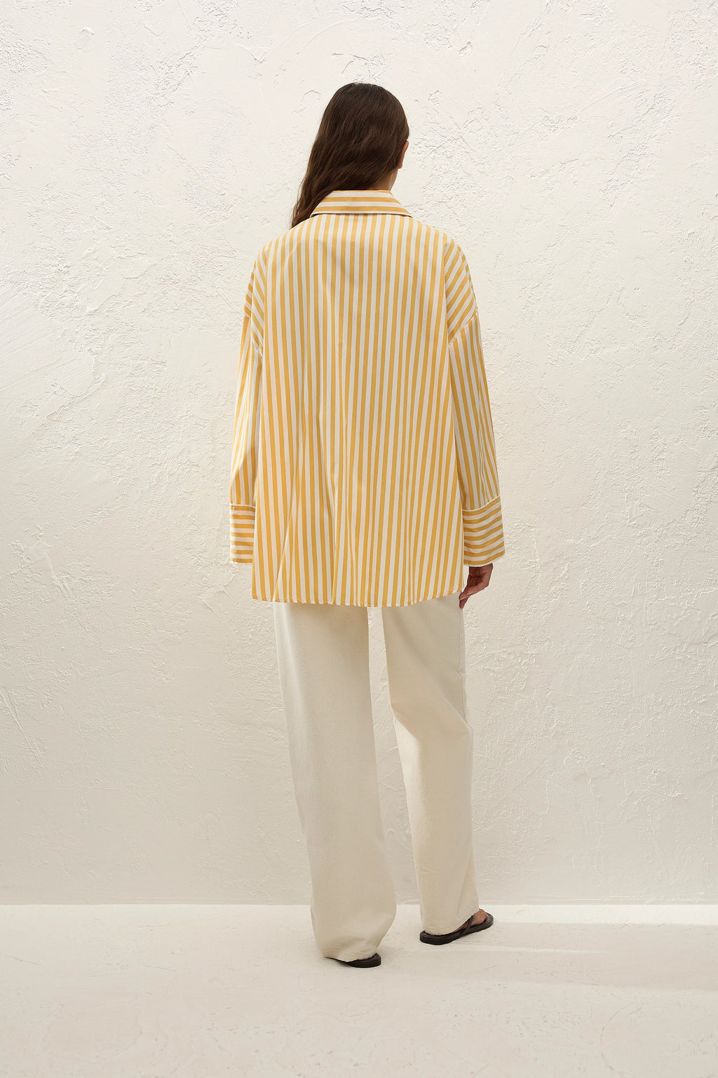 Clemente Shirt Orozco Stripe Mustard - Final Sale