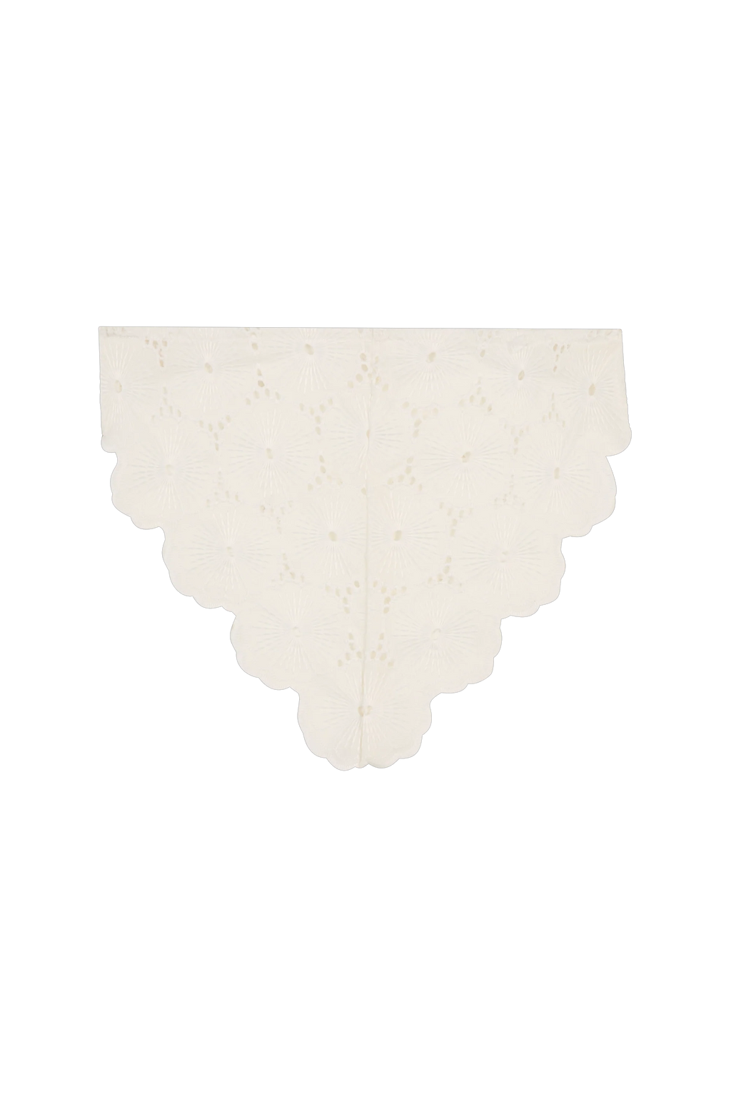 Paloma Head Scarf Dolce Broderie White