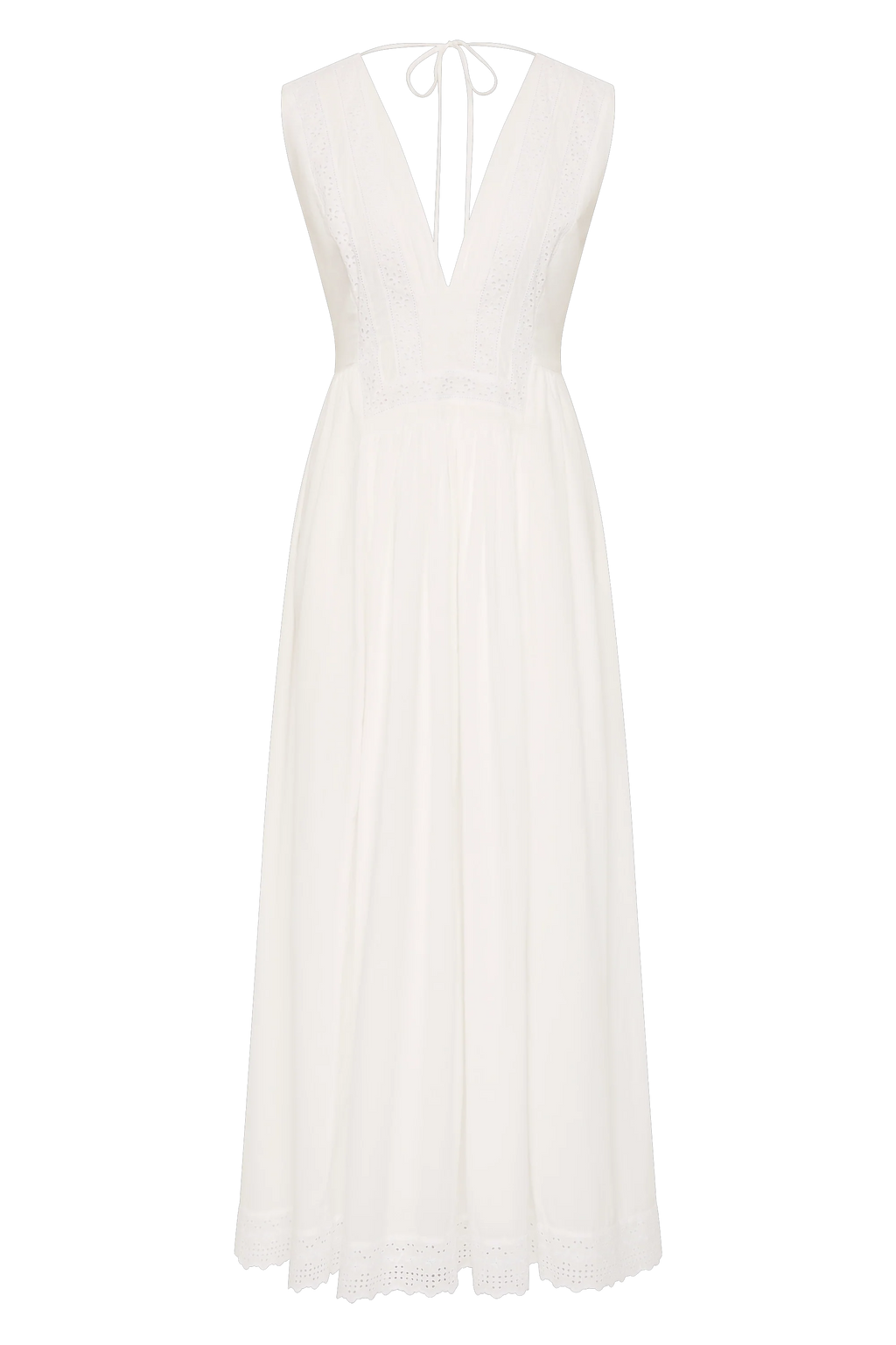 Dalila Midi Dress Fernanda Lace Antique White