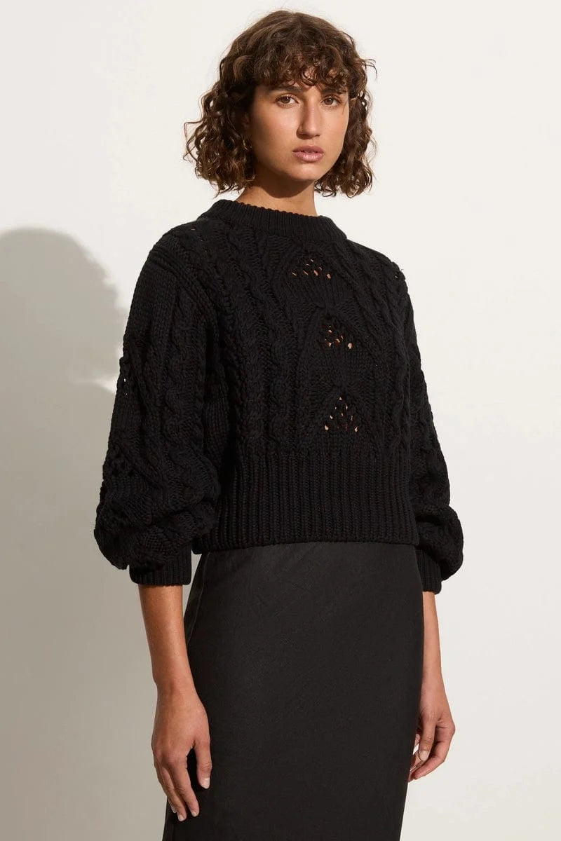 Alanna Knit Jumper Black - Final Sale