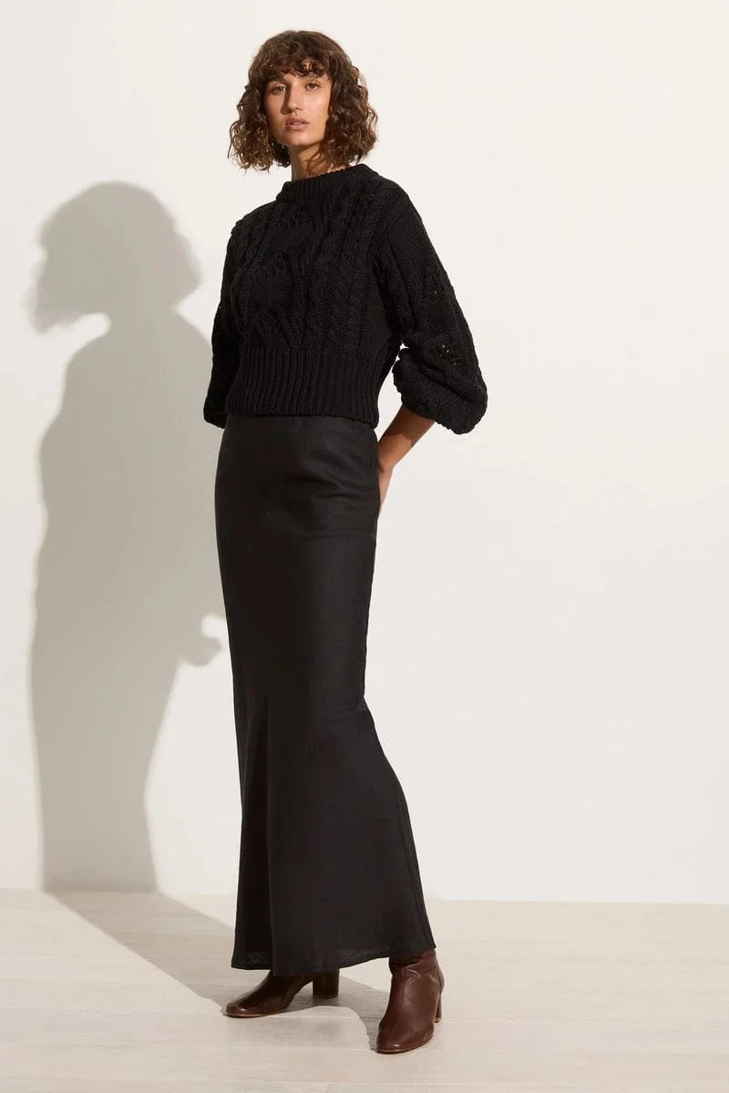 Alanna Knit Jumper Black - Final Sale