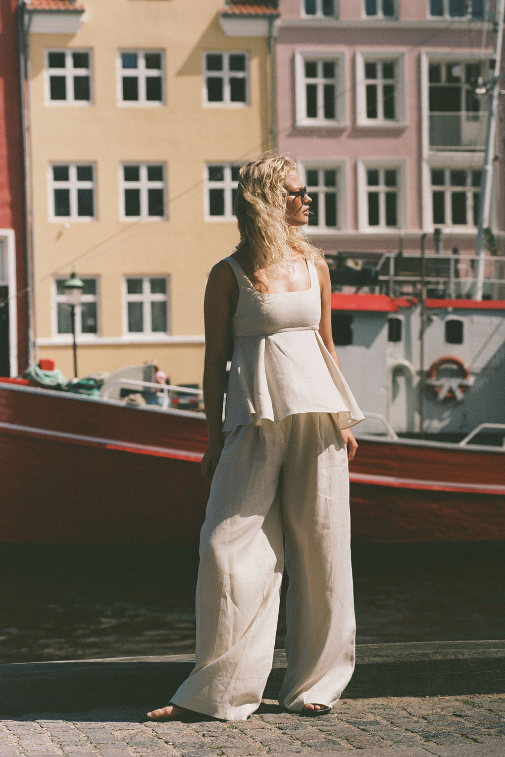 Sofia Trouser Ecru - Final Sale